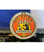 Vtg Marx De-Luxe Dial Typewriter Tin Litho Children&#39;s Toy *Working - £23.49 GBP