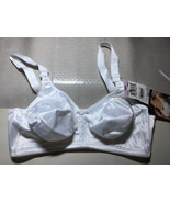 36D BALI White Satin Double Support Wirefree Womens Shiny T-Shirt CD Bra... - $457.70 MXN