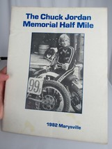 Vintage Motorcycle Races Souvenir Program 1982 Marysville OH Chuck Jordan SOHC - £22.06 GBP