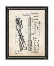 Remington Model 8 semi-automatic Rifle Patent Print Old Look with Black Wood Fra - £19.62 GBP+