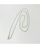 Minimalist Flat Cutting Anchor Marine Link Chain Necklace 925 Sterling S... - £36.77 GBP+