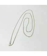Minimalist Flat Cutting Anchor Marine Link Chain Necklace 925 Sterling S... - $46.00+