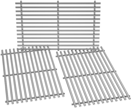 Grill Cooking Grates 304 Stainless Steel 3-Pack for Weber Summit E/S 620 67551 - £91.16 GBP