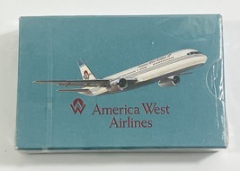 Vintage America West Airlines Playing Card Deck Factory Sealed - £6.65 GBP