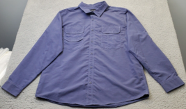 Stone Creek Shirt Mens XL Blue Roll Tab Sleeve 4 Pockets Collared Button Down - £13.80 GBP