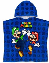 Kids Blue Game Characters Towel Poncho - $1,542.22 MXN