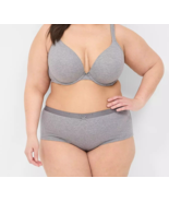 Lane Bryant CACIQUE Silky No Show BOYSHORT Panties GRAY Grey PLUS 26/28 ... - $16.34
