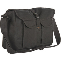 NEW Fox Tactical Black Canvas 3Pocket Ammo Utility Shoulder Messenger Ba... - £15.75 GBP