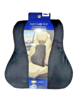 Samsonite Brand Car Lumbar Cushion - Black Memory Foam Comfort - £37.28 GBP