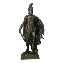Leonidas Greek Spartan King Warrior Statue Sculpture Cast Marble 14.17 inches - £65.68 GBP
