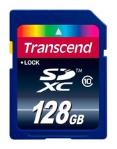 128GB Transcend Ultimate SDXC CL10 SD Extended Capacity memory card - £43.24 GBP
