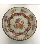 1971 Daher decorated ware floral pattern metal bowl vintage centerpiece ... - $27.06 CAD