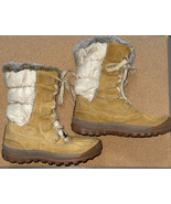 Timberland Parkin Lace Wheat Faux Fur 19638 Women&#39;s Tan Tall Boots - Siz... - $906.08 MXN