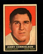 1961 TOPPS #135 JERRY CORNELISON VG+ TEXANS UER *X98275 - £3.09 GBP