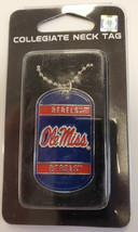Mississippi Rebels Dog Tag Necklace - NCAA - £8.40 GBP