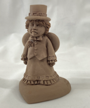 VTG Lil&#39; Sweet Heart&#39;s Small Native Sculpture TnT 1995 Angel Groom Adobe... - $11.39