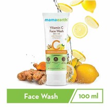 Mamaearth Vitamin C Face Wash with Vitamin C and Turmeric, 100ml (Pack of 1) - £11.60 GBP