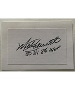 Mike Schmidt Signed Autographed 3x5 Index Card - £23.58 GBP