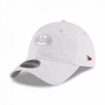 Batman Symbol Micro Stitch Grey New Era 9Twenty Adjustable Hat Grey - £33.02 GBP