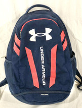 Under Armour Storm Hustle 5.0 Blue And Red Backpack Pre Owned - £19.35 GBP
