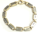 Unisex Bracelet 14kt Yellow and White Gold 353440 - £1,732.06 GBP