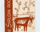 The Sirloin Room Booklet Menu Stock Yard Inn Chicago Illinois 1950 - £69.38 GBP