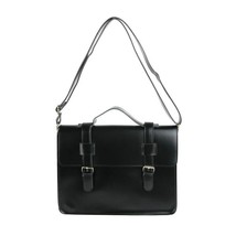 Xiuya Japanese School Bag Female Solid PU Leather  Messenger Bag Women Big Handb - £140.80 GBP