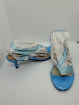 Andiamo Misty Heels Womens Size 10 Clear Blue Strap - £15.82 GBP