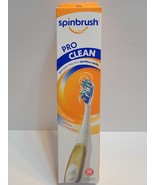 New Spinbrush Pro Clean Battery Powered Toothbrush Medium Bristles Gold NIB - $113.17 MXN