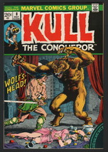 Kull, The Conqueror #8, Marvel Comics, 1973, VF/NM Condition, Wolf&#39;s Head! - £11.10 GBP