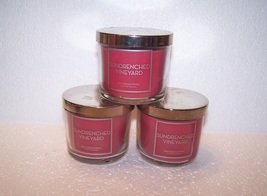 Bath & Body Works Sundrenched Vineyard Jar Candle  4 oz Lot of 3 - £23.97 GBP