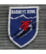 1960&#39;s BARNEY&#39;S BOWL Vintage Ski Patch Travel Souvenir Skiing Resort - £40.90 GBP