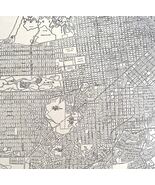 San Francisco City Map 1935 California Antique Atlas Street View 14 x 11... - $730.90 MXN