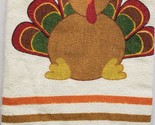 1 Printed Kitchen Towel (15&quot; x 25&quot;) FALL, THANKSGIVING DAY, TURKEY &amp; STR... - £6.25 GBP