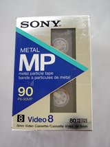 Sony P5-90MP Video 8 - Blank Camcorder Video Cassette 8mm 90 Mins X 3  NOS - $16.99