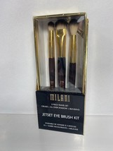 Milani 3 Piece Jetset Eye Brush Collection Travel Makeup Crease Blending... - $8.08