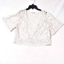 Zara Women&#39;s Lace Crop Top Size Large - $17.09