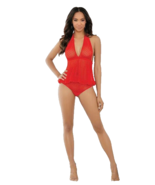 Sensuous Halter Tie Heart Cami &amp; Thong Red - M/L - New w/Tag - $33.63 CAD