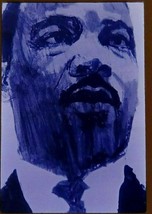 Martin Luther King Jr Painting 1970s Anscochrome 35mm Slide Car51 - $10.06