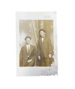 Vintage Postcard Portrait Two Men Dressed Up Non Topographical Standard B u - £8.25 GBP