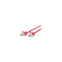 BELKIN - CABLES A3L980-02-RED-S 2FT CAT6 RED SNAGLESS UTP PATCH CABLE - $20.31