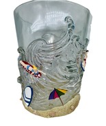 Vintage Dean Miller Bathroom Trash WasteBasket Acrylic Beach Surfing Coa... - $683.48 MXN