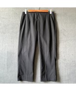 Chaps Black Cropped Dress Pants Cotton/Poly Stretch Trousers - Women&#39;s S... - $270.36 MXN