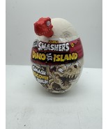 Zuru SMASHERS DINO ISLAND Nano Egg Collectible Dinosaur Surprise Toy GREY - $6.05