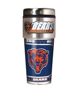 Chicago Bears Metallic Travel Tumbler Stainless Steel 16oz - $34.28 CAD