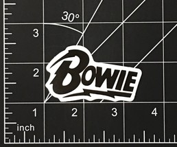 David Bowie - Vinyl Sticker Logo Pop Rock Band Singer Durable Black &amp; White - $3.95