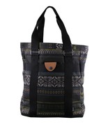 Bench Lexie-B Women&#39;s Shopping Tote Bag 40 cm Black Aztec Print 14x15x4 ... - £29.48 GBP