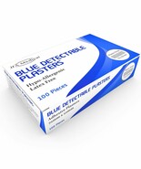 Medical Blue Large Strip Detectable Plasters 72mm x 22mm x 100 - $69.60 MXN