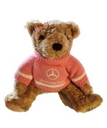 Herrington Bears Mercedes Benz 2006 Teddy Bear Pink Sweater Bow Jointed ... - £18.69 GBP