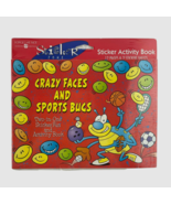 American Greetings Kids Sticker Activity Book Crazy Faces and Sports Bugs - £4.67 GBP
